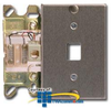Suttle Stainless Steel 6-Conductor Wallplate - 2-4002-S - TelephoneStuff.com