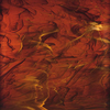 Dark Amber/White, wispy Glass - 319-6S - Spectrum Glass Company, Inc.