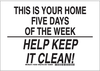 Personal Hygiene Sign - 128330 - Brady Corporation