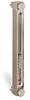 Aluminum Liquid Level Gage with Card Thermometer, 9” Centerline, Back Mount 1/2”-20 with Nuts - B3540-30900BB1W - Oil-Rite Corp.