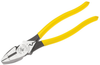 Lineman Crimping Plier, Side Cut, 9.375; Plier Style Klein Tools - 94F5744 - Newark, An Avnet Company