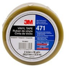 3M 471 Clear Marking Tape - 2 in Width x 36 yd Length - 5.2 mil Thick - 68823 - 051115-68823 - R. S. Hughes Company, Inc.