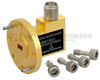 Zero Biased Waveguide Detector WR-19 to SMA Female and Negative Video Out From 40 GHz to 60 GHz U Band, UG-383/U Round Cover Flange - FMMT3003 - Fairview Microwave Inc.