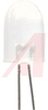 LED; Red;600mcd;10.4mmDia.;T-3;50mA;2.1V;660nm;20deg;GaAlAs;Milky Diffused - 70079153 - Allied Electronics, Inc.