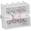 Connector, Shell; Commercial MATE-N-LOK; Pin; 8; 13; 250 VAC; Nylon; Natural - 70083154 - Allied Electronics, Inc.