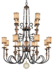 N6499-270 Large Chandeliers-Glass Shade - 337555 - Capital Lighting, Inc.