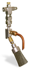 (Formerly B1008-3X02), Angled Valve Brush with Drip Tube, 1” Round Stainless Steel, 1/8” Female NPT Inlet - B1008-SR3BHW - Oil-Rite Corp.
