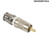 CONNECTEC RCA RG59 Plenum (Nickel) - CM-RG59P-RCA - Visual Sound, Inc.