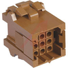 Connector, Soft Shell; Receptacle; 12; 14 A (Max.); 600; Thermoplastic; Red - 70083118 - Allied Electronics, Inc.
