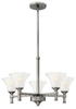 4045BN Mid. Chandeliers-Glass Up - 685648 - Capital Lighting, Inc.