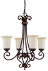 3024BB-251 Mid. Chandeliers-Glass Up - 782897 - Capital Lighting, Inc.