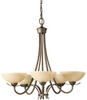 Light Single Tier Chandelier - F2423/5CB - Murray Feiss Lighting