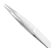 Excelta Three Star Utility Tweezers 00D-SA - Stainless Steel Straight Medium Point Tip - 0.02 in Tip Width - 4 3/4 in Length - 0.01 in Thick - EXCELTA 00D-SA - R. S. Hughes Company, Inc.