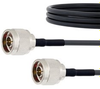 Low Loss N Male to N Male Cable LMR-240 Coax in 6 Inch and RoHS with LF Solder - FMC00438LF-06 - Fairview Microwave Inc.