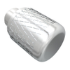 Captive Nut, 4-40 Thread, Blind Hole, Steel Ferrule, Aluminum Knob, Bright - N7-52-11 - Southco