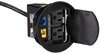 Table Top Box Square Silver (2) RJ45 (2) AC - AVS1101 - Black Box