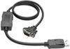 DisplayPort 1.2 to VGA Active Adapter Cable, DP with Latches to HD15 (M/M), 1920x1200/1080p, 3 ft. -- P581-003-VGA-V2 - Image