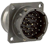 Circular Connector Receptacle, Size 16, 23 Position, Wall; Product Range Amphenol Industrial - 25K9420 - Newark, An Avnet Company