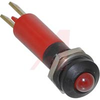 INDICATOR, 8MM, RED, 24V, BLACK BEZEL - 70117700 - Allied Electronics, Inc.