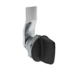 Quarter-Turn Cam Latch, Tall wing, 10mm  Grip, Not Sealed, Zinc Alloy, Powder Coat, Black - E5-1-125-060 - Southco