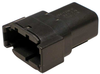 Rectangular Connectors, Heavy Duty - DTM Series - DTM04-08PB - LADD Distribution