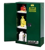 Justrite Sure-Grip EX 60 gal Green Hazardous Material Storage Cabinet - 34 in Width - 65 in Height - 697841-11440 - 697841-11440 - R. S. Hughes Company, Inc.