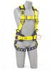 DBI-SALA Delta Yellow Medium Vest-Style Shoulder, Back Padding Body Harness - Polyester Webbing - 840779-00011 - 840779-00011 - R. S. Hughes Company, Inc.