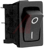Switch, Rocker; SPST; 16 A @ 125 VAC, 10 A @ 250 VAC; 125/250; On-None-Off - 70128123 - Allied Electronics, Inc.
