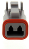 Rectangular Connectors, Heavy Duty - DT Series - DT06-2S-C015 - LADD Distribution