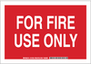 Fire Safety Sign - 127240 - Brady Corporation