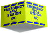 Brady Rectangle Yellow Spill Response Equipment & Spill Station Sign - 18 in Width x 24 in Height - TEXT: EMERGENCY SPILL STATION - SPILL SIGN - 662706-83457 - R. S. Hughes Company, Inc.