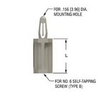 Lock-In / Self-Tapping Female Nylon PCB Support -- 9041 - Image