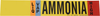 Brady Self-Adhesive Pipe Marker - Printed Msg = AMMONIA - 90472 - 754473-90472 - R. S. Hughes Company, Inc.