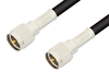Mini UHF Male to Mini UHF Male Cable 108 Inch Length Using RG223 Coax - PE3265-108 - Pasternack