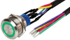 Illuminated Pushbutton Switch, Mpb22 Series, Spst-No, Spst-Nc, Pull-On Lock, 5 A, 250 V, Green Rohs Compliant Multicomp Pro - 55Y3330 - Newark, An Avnet Company