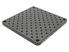Optical Breadboard Plate, Solid Aluminum, 200 x 200 mm, M6, Double Density -- M-SA2-08x08-D - Image