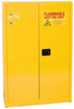 Eagle 30 gal Yellow Hazardous Material Storage Cabinet - 43 in Width - 65 in Height - 048441-00179 - 048441-00179 - R. S. Hughes Company, Inc.