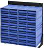 Interlocking Cabinet, 24Drawer, Blu; No. Of Drawers Quantum Storage - 44AC5994 - Newark, An Avnet Company