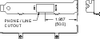 PC Bracket - PC Fax / PC Phone - 9202-1 - Keystone Electronics Corp.