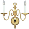 P3802-10 Sconces-Double Candle - 783905 - Capital Lighting, Inc.