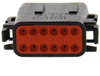 Rectangular Connectors, Heavy Duty - DTM Series - DTM06-12SA-EE04 - LADD Distribution