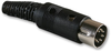 Din Audio/video Conn, Plug, 7Pos, Metal; No. Of Contacts Multicomp Pro - 38AC2208 - Newark, An Avnet Company