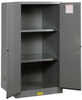 Justrite Sure-Grip EX 60 gal Gray Hazardous Material Storage Cabinet - 34 in Width - 65 in Height - Floor Standing - 697841-11426 - 697841-11426 - R. S. Hughes Company, Inc.