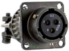 Circular Connector, Receptacle, Size 12, 3 Position, Wall; Military Specification Amphenol Industrial - 03M9223 - Newark, An Avnet Company