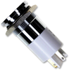 Panel Mount Indicator, Led, 22Mm, White, 3.6V; Led Color Apem - 16R0043 - Newark, An Avnet Company