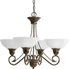 P4592-20 Mid. Chandeliers-Glass Up - 494355 - Capital Lighting, Inc.