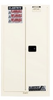 Justrite Sure-Grip EX 90 gal White Hazardous Material Storage Cabinet - 43 in Width - 65 in Height - Floor Standing - 697841-11483 - 697841-11483 - R. S. Hughes Company, Inc.