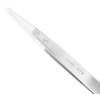 Excelta Three Star Utility Tweezers 159B-RTW - Plastic Straight Soft Tip - 0.4 in Tip Width - 5 in Length - EXCELTA 159B-RTW - R. S. Hughes Company, Inc.