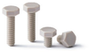 Plastic Screw - Hex Head Screw - Inch Thread - PEEK -- SPE-1/4-20-1 1/4-H - Image