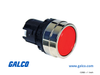 IDEC Pushbutton Non-Illuminated - HW4B-M1-S - Galco Industrial Electronics